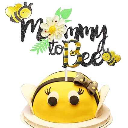 Mommy To Bee Cake Topper Bumble Bee Gender Reveal Baby Shower