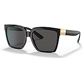 Dolce & Gabbana DG6165-501/87 Sunglasses BLACK w/DARK GREY 56mm
