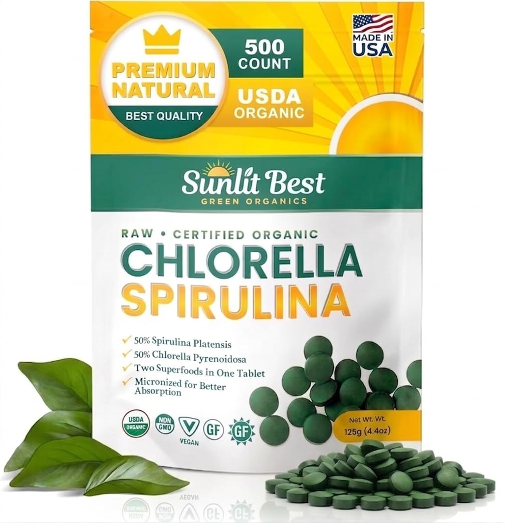 Raw Certified Organic Chlorella