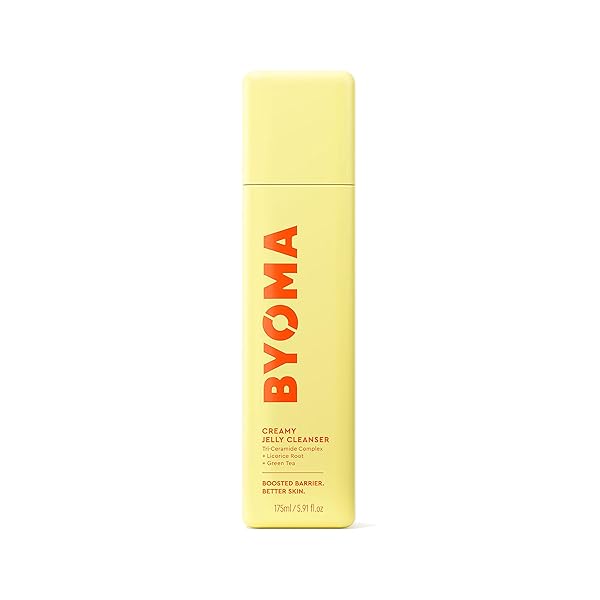 BYOMA CREAMY JELLY CLEANSER – HYDRATING FACIAL CLEANSER FOR SKIN BARRIER REPAIR -TRI-CERAMIDE FACE WASH FOR SENSITIVE SKIN & ALL SKIN TYPES – GENTLY REMOVES MAKEUP & EXCESS OIL – 5.91 FL OZ