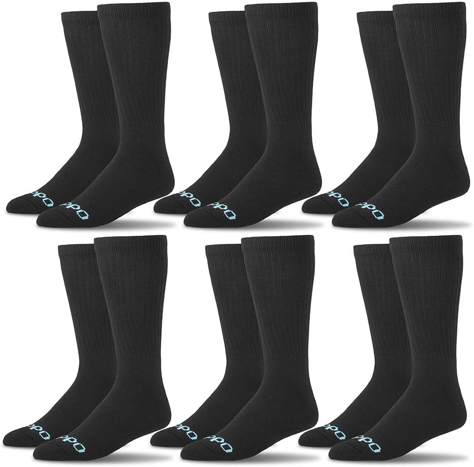 Oddball Men's Crew Socks XXL (Men's Size 14-18) (6-Pack)