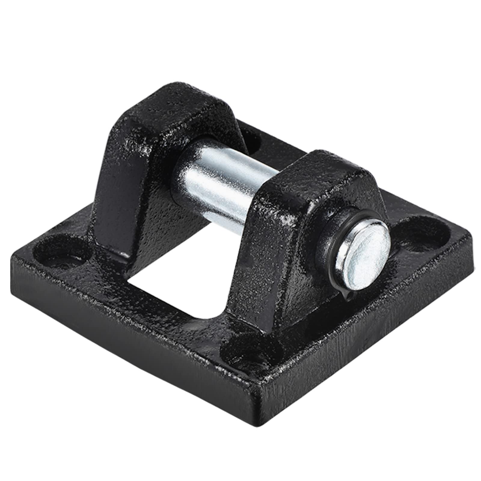 PATIKIL 63x63x32mm Air Cylinder Pneumatic Rod Pivot Clevis Mounting Bracket Rear Mount Part, Black