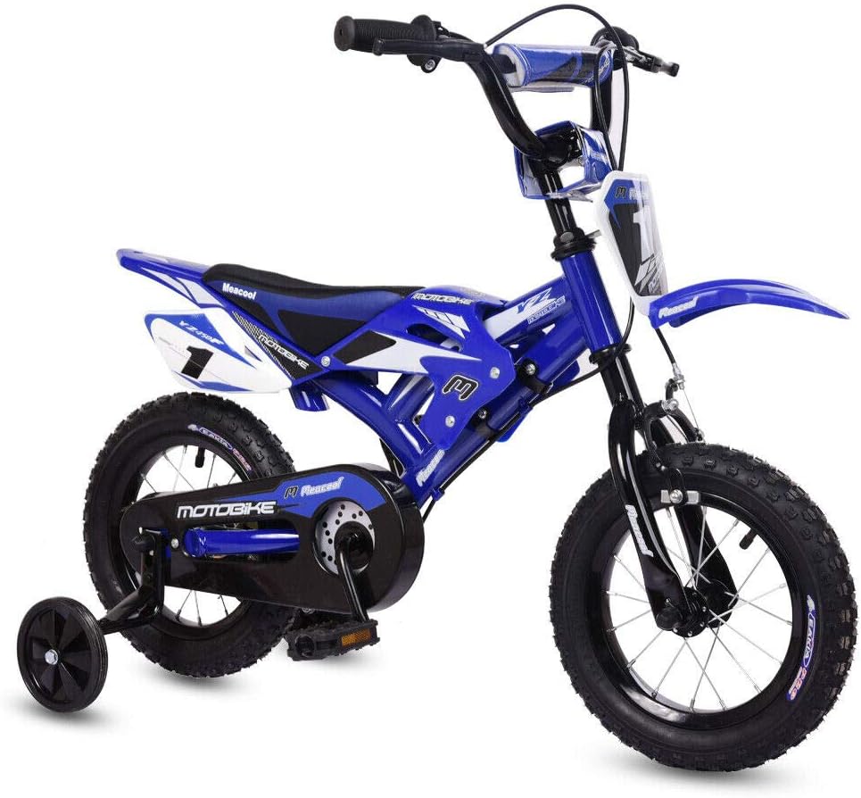 U/K 12'' Motorbike Bike for Kids,Children Bicycle,Kids Bike with