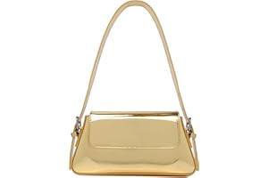 Women Small Shoulder Bag Cute Hobo Tote Handbag Evening Clutch Bag Y2k Sparkly Silver Purse for Party Prom Wedding
