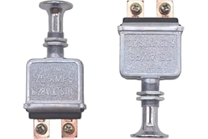 AIB2C 2 Pcs Heavy Duty Push-Pull Switch On/Off 75 AMP 6-28V D.C.