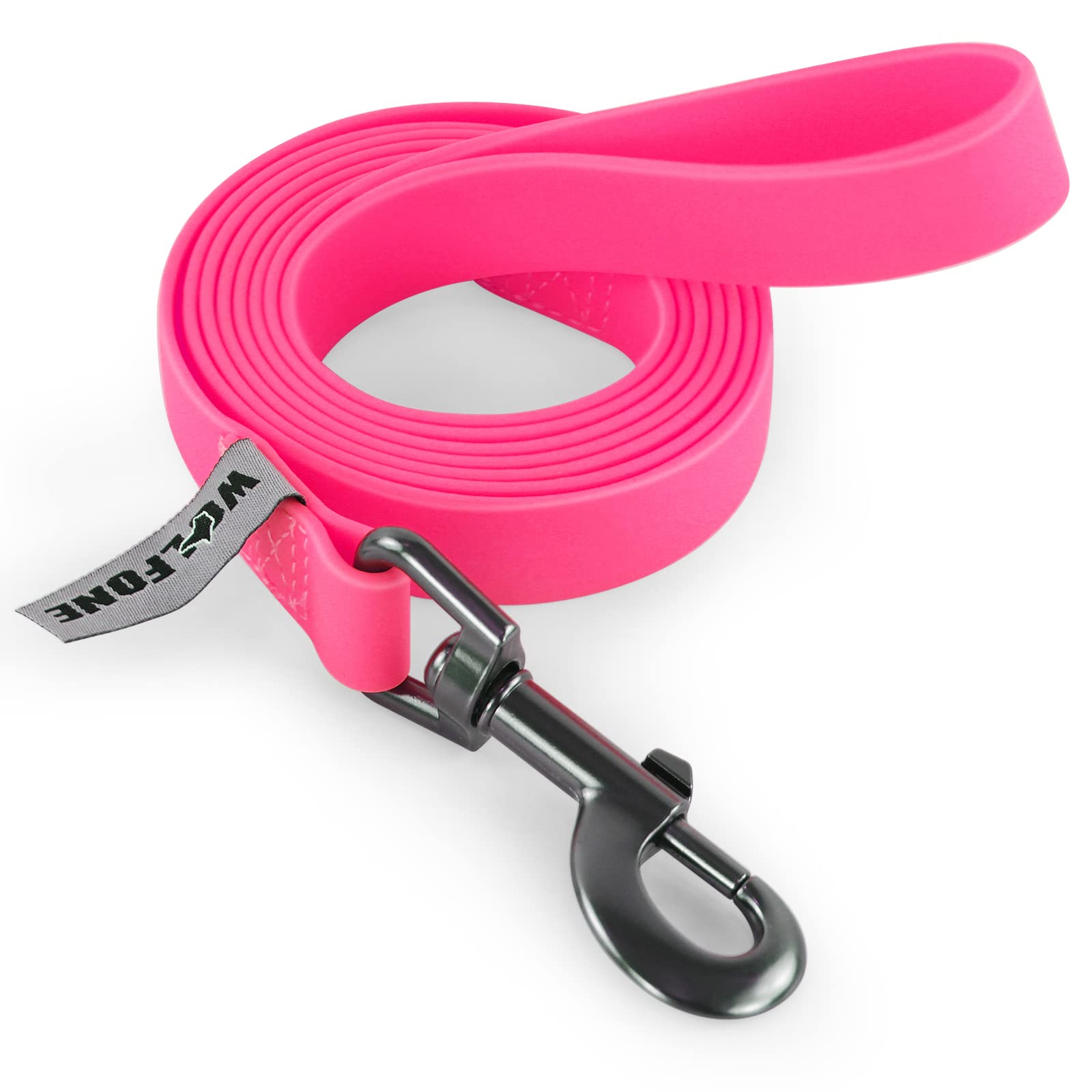 Wolfone Pink 1.5m Long Line Lead Waterproof Recall Training Dog Lead