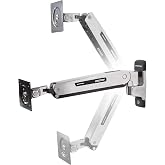 Ergotron &ndash; Interactive Arm LD, VESA TV Wall Mount &ndash; for Monitors or TVs Up to 42 Inches, 7 to 25 lbs &ndash; Polished Aluminum
