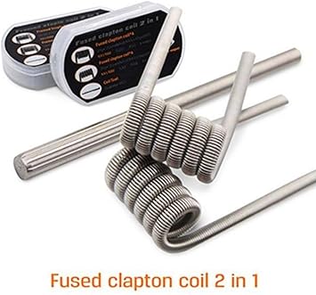 Amazon Co Jp 電子タバコ ギークベイプ 8本 N80融合クラプトンコイル2 In 1 Fused Clapton Coil Diy Diy 工具 ガーデン