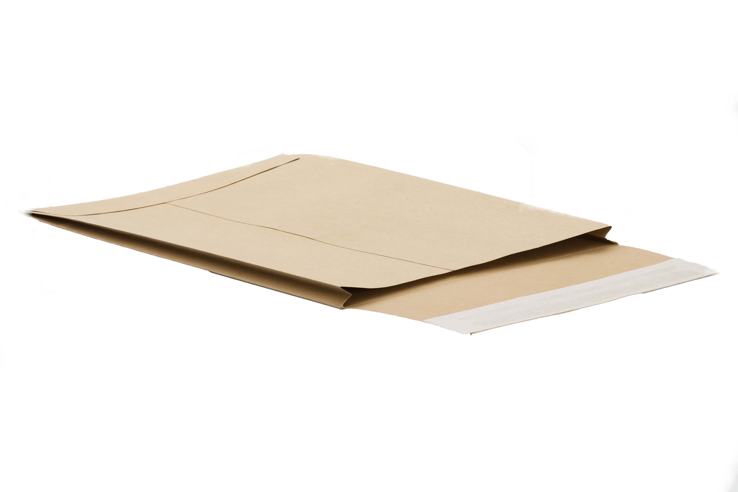 Bong 14369 Folding Envelope Conical Bottom C4 (229 x 324 x 40) 120 g/m² Kraft Paper Self-Adhesive with Covering Strips 250 Pieces Brown