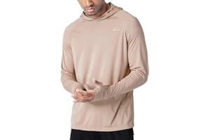 Willit Men's UPF 50+ Sun Protection Hoodie Shirt Long Sleeve Rash Guard Fishing SPF Outdoor UV Shirt Lightweight