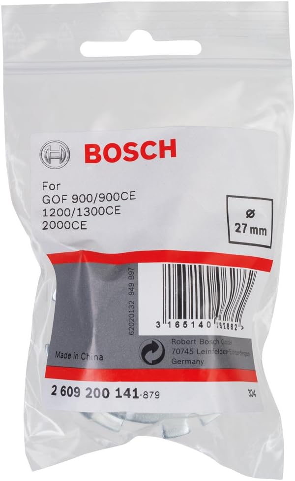 Bosch 2609200141 Template Guides with Quick Fastening Lock, Silver, 27mm diameter - Image 3