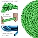 IBeaty Lightweight 100ft Expandable Garden Hose Magic Flexible Water Hose with 3/4Inch Solid Brass Ends 8 Position Spray Nozzle Green