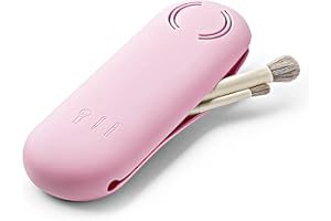 AOSHET Travel Essentials Makeup Brush Holder, Portable Make Up Organizer, Silicone Cosmetic Bag, Soft and WaterProof Small Makeup Brush Pouch