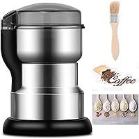 habing Electric Grain Mills Spice Grinder Dry Chile Peppers Grinder Black Peppercorn Mill ,with 4 Stainless Steel Blades…