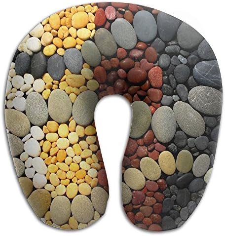 Cobblestone Stripes Wallpaper Super U Type Pillow Neck Pillow Outdoor Travel Pillow Relief Neck Pain