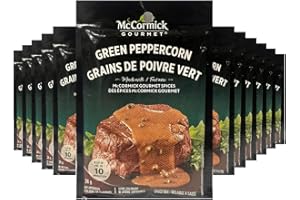 McCormick Gourmet, Premium Quality, Dry Sauce Mix, Green Peppercorn, 38g, Case Pack 12 Count