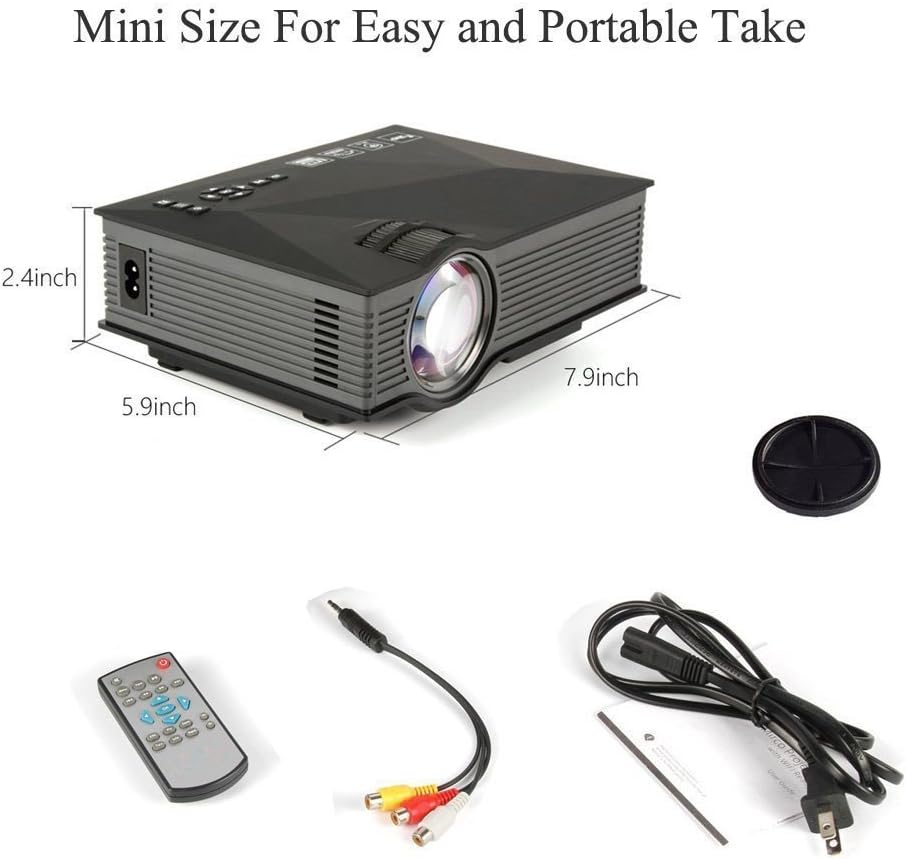 Mengshen WiFi Proyector, Mini LED Proyectores Portátil HD ...