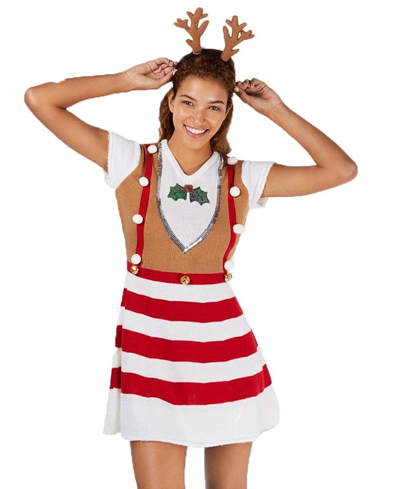 planet gold sweater dress