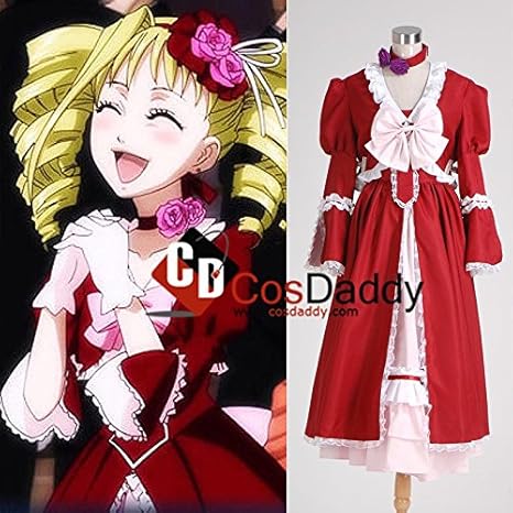Amazon Cosdaddy コスプレ衣装 黒執事 エリザベス ミッドフォード Elizabeth Midford リジー パーティー コスプレ衣装 高品質 ｍ コスプレ 仮装 通販