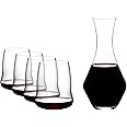 RIEDEL SL Stemless Wings Set 4 Glasses with Decanter