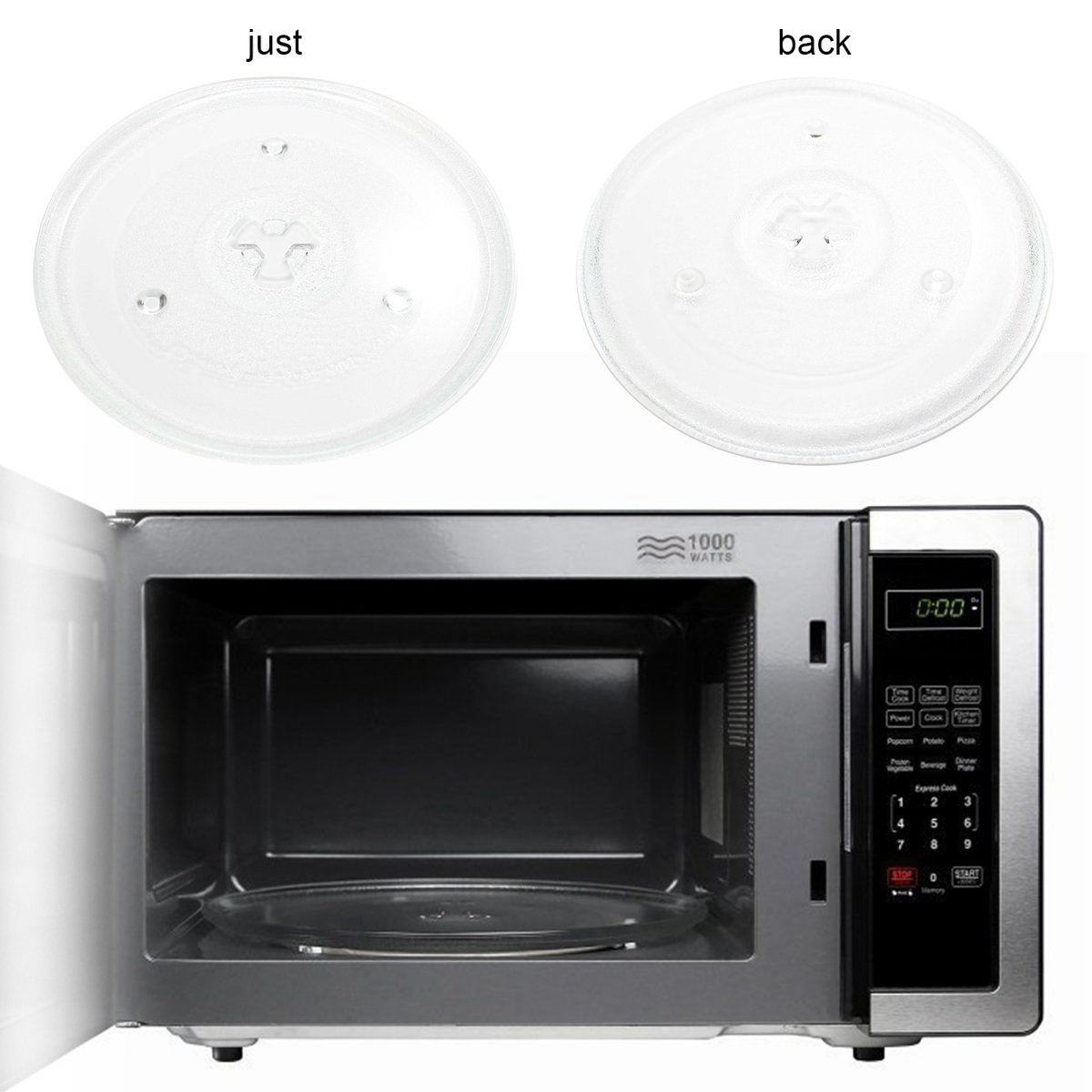 hoststylez microondas placa de cristal bandeja, microondas horno ...