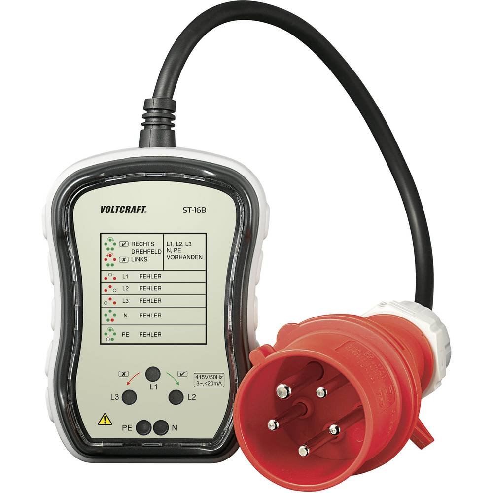 Voltcraft ST-32B Tester for Sockets CEE-32A