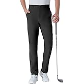 Men's Tall Golf Pants 32"/34" 36"/38" Stretch Work Dress Pants Lightweight Quick Dry Casual Trousers with Pockets