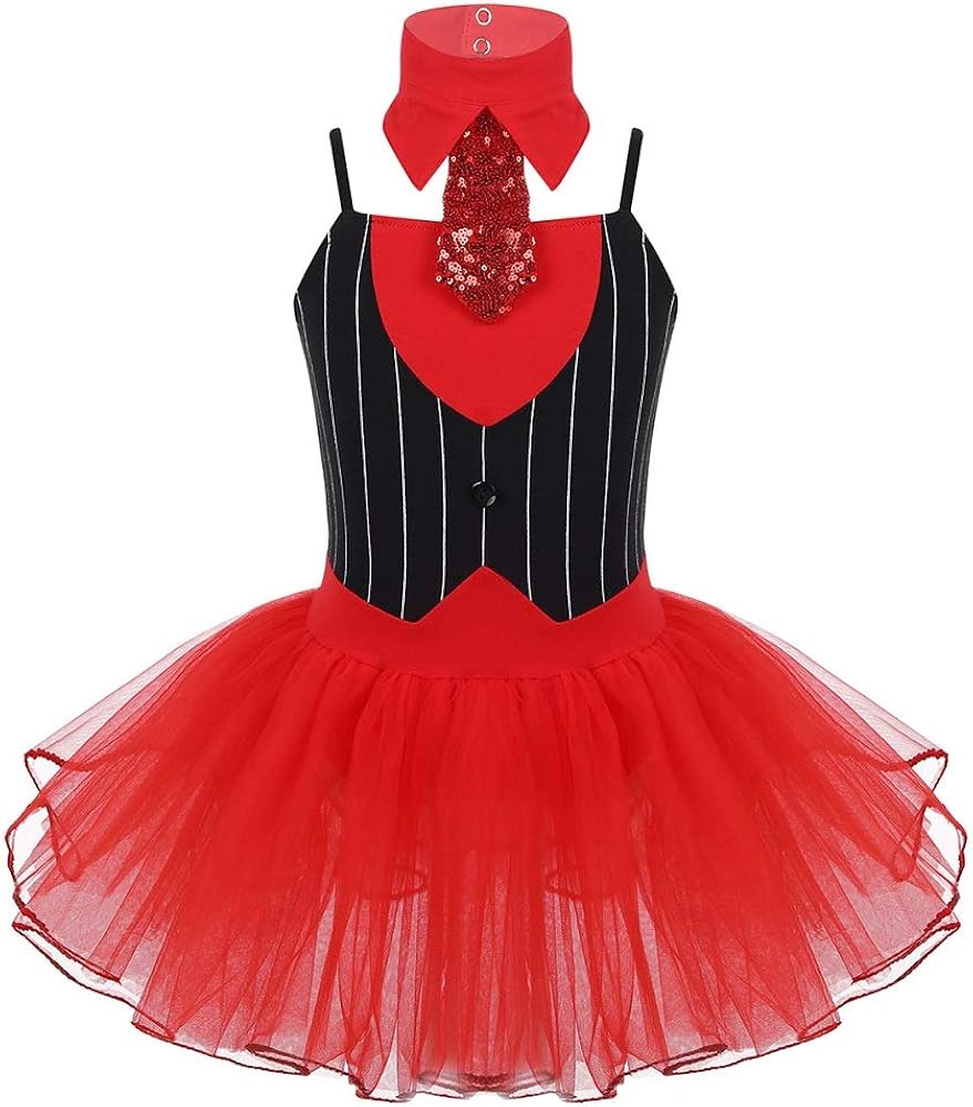YOOJIA Kids Girls Ballet Dance Leotard Tutu Dress Circus Circus
