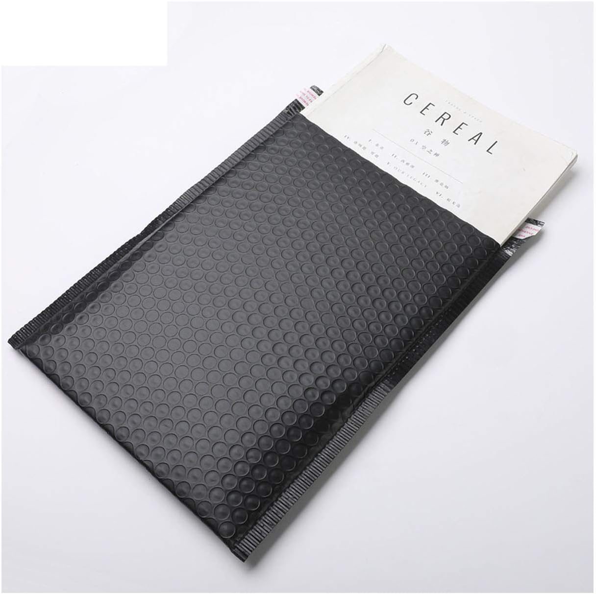 50pcs Bubble Envelopes Bags Matte Black Mailers Padded Shipping Envelope with Bubble Mailing Bag Business Supplies,11x15cm Inner 9x15