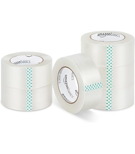 Nastro Adesivo Da Imballaggio Universale, Trasparente, 48 Mm X 54,8 M, Anima Da 7,6 Cm, Confezione Da 6 Rotoli - 5