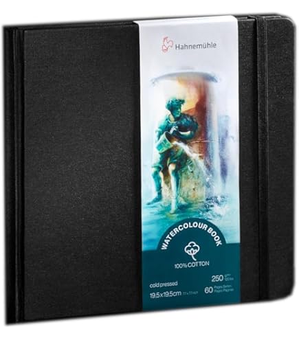 Handbook Journal Co. Artist Watercolor Sketchbook 3.5x8.25 Inches 2-Pack - 95lb/200GSM Hardcover