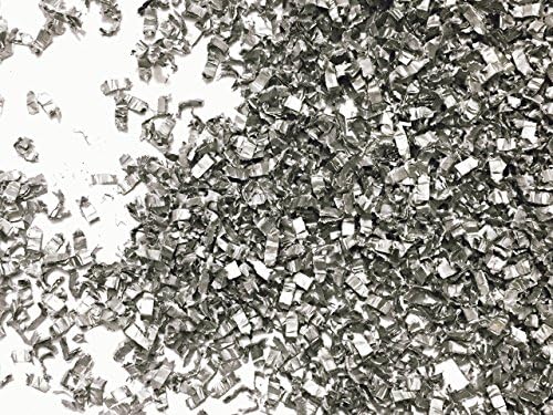 Metallic Silver Confetti Sprinkles Christmas Table Decor Wedding Decorations Throwing Confetti InsideMyNest (25 Handfuls)