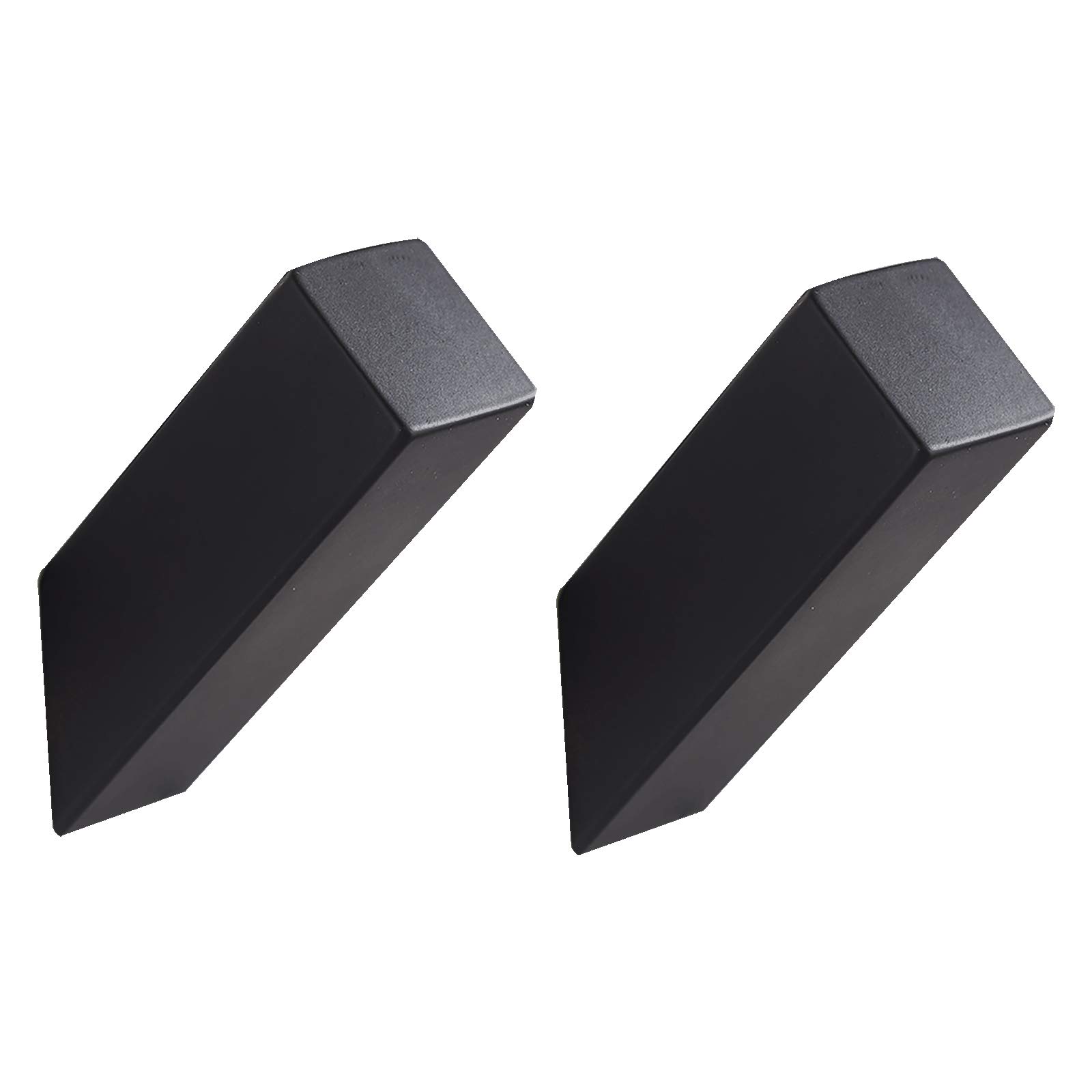 YJ YANJUN Black Wall Hook for Bathroom 2 Pack-304 Stainless Steel Towel Hook Modern Bathroom Door Hook Wall Mounted Coat Hanger Robe Hook Black Bathroom Accessories
