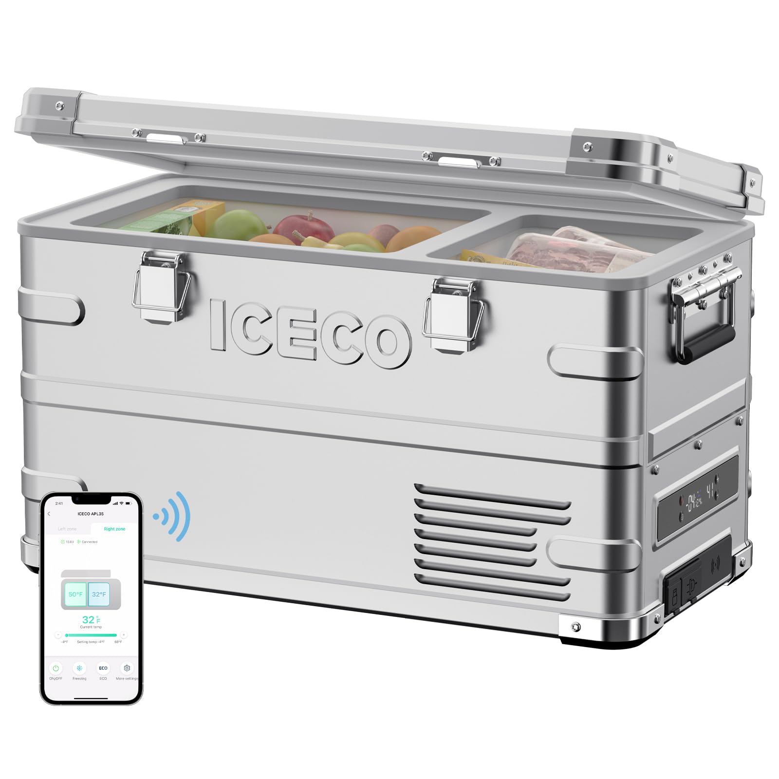 ICECO APL35 12 Volt Car Refrigerator, 37 Quart