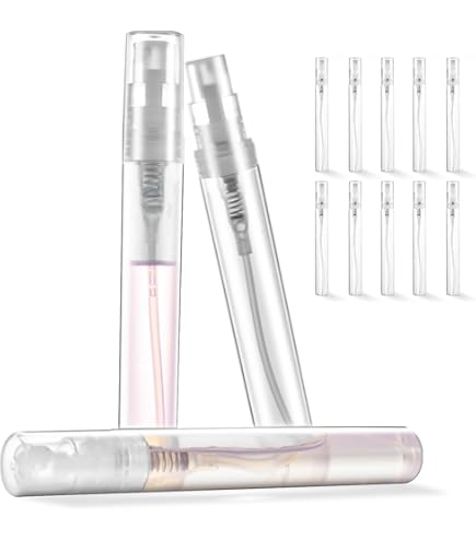 Mozeat Lens Lot De 6 Petits Flacons Pulvérisateurs En Plastique De 20 Ml - Transparent - Vide - Pour Voyage, Liquide, Cosmétique, Nettoyage, Soins Du Corps