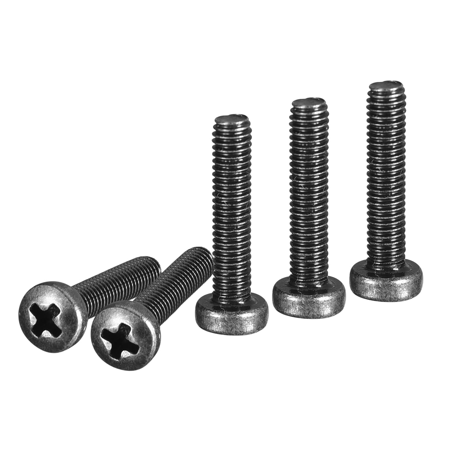 DTGN M3x14mm Pan Head Machine Screws, 100Pcs M3 Phillips Drive, Metric Coarse Full Thread, Steel Black Oxide Finish, Screws Bolts Kit