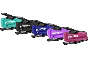 PaperPro 1800 Nano Mini Stapler - 5 Pack - Assorted Colors