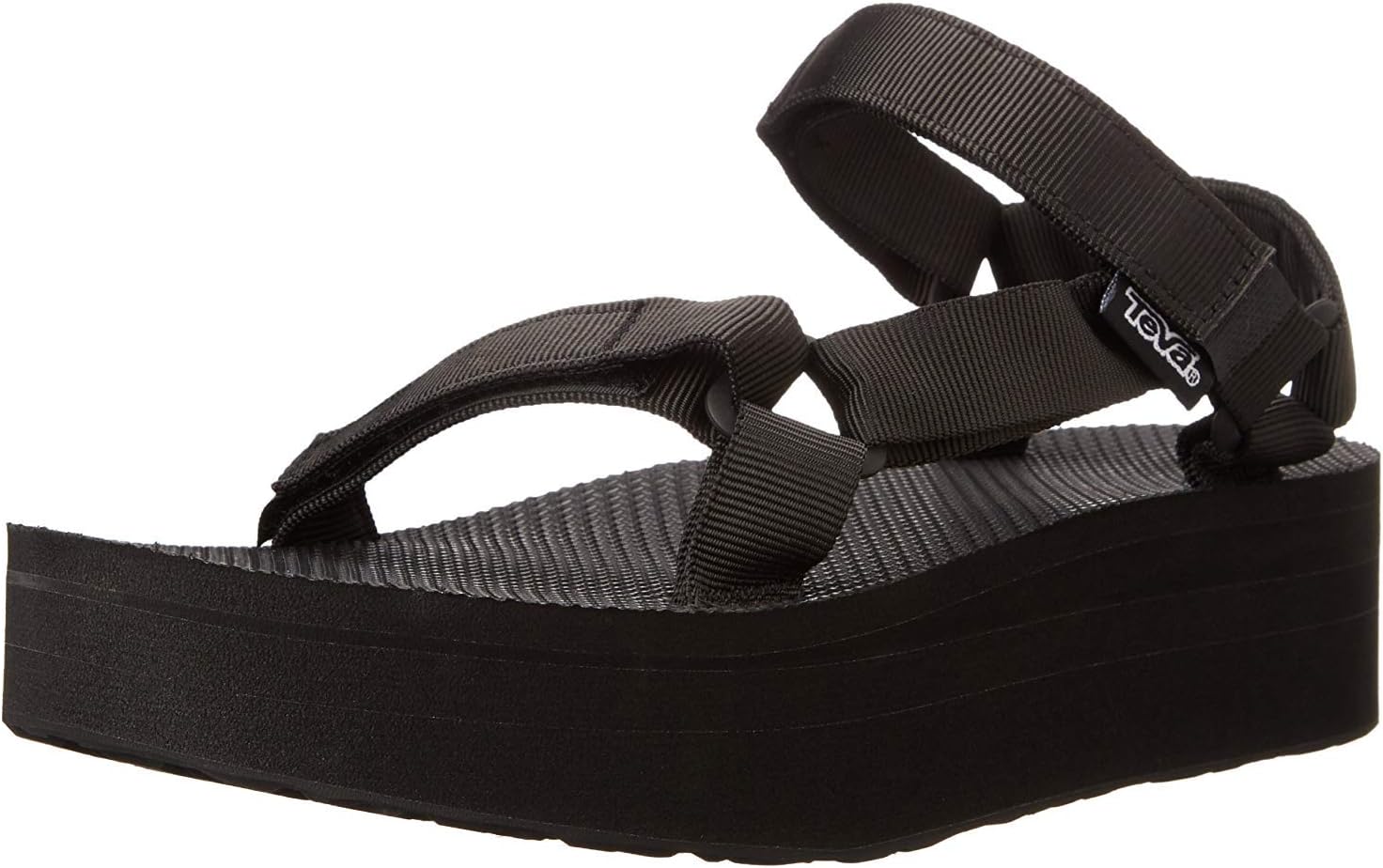 teva black flatform