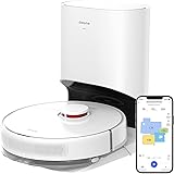 Dreametech D10 Plus Robot Vacuum and Mop with Self-Emptying Base for 45 Days of Cleaning, Robotic Vacuum with 4000 Pa Suction