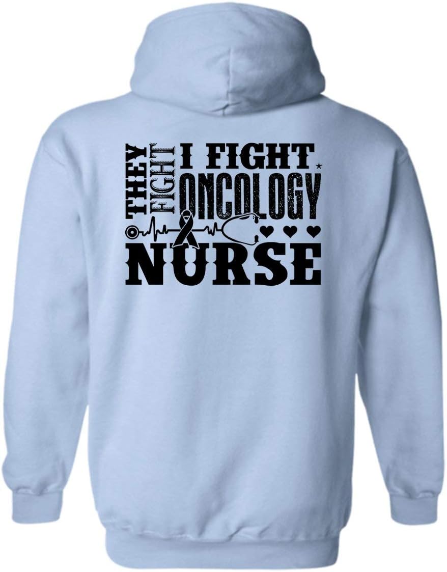 I Fight Oncology Nurse Unisex Hoodie, Hooded Sweatshirt, Gift