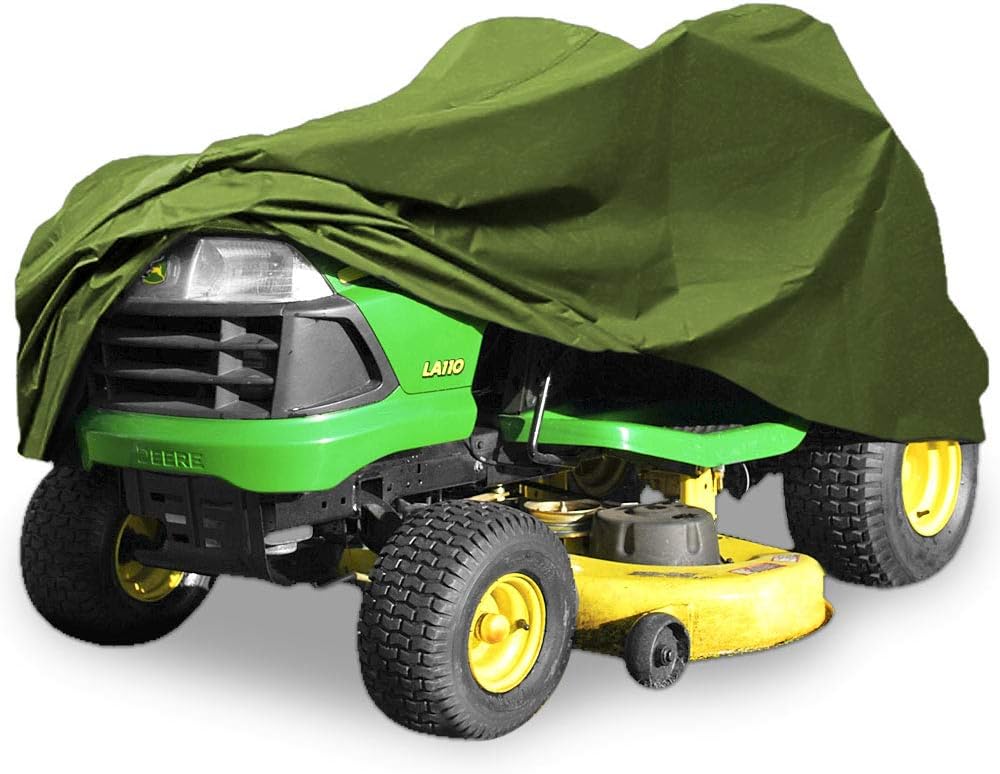 Deluxe Riding Lawn Mower Tractor Cover Fits Decks up to 54" Green
