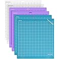 REALIKE 12x12 Cutting Mat for Silhouette Cameo 4/3/2/1 (6 Mats - 2 StandardGrip, 2 LightGrip,2 StrongGrip), Variety Cut Mats Replacement Accessories for Cricut