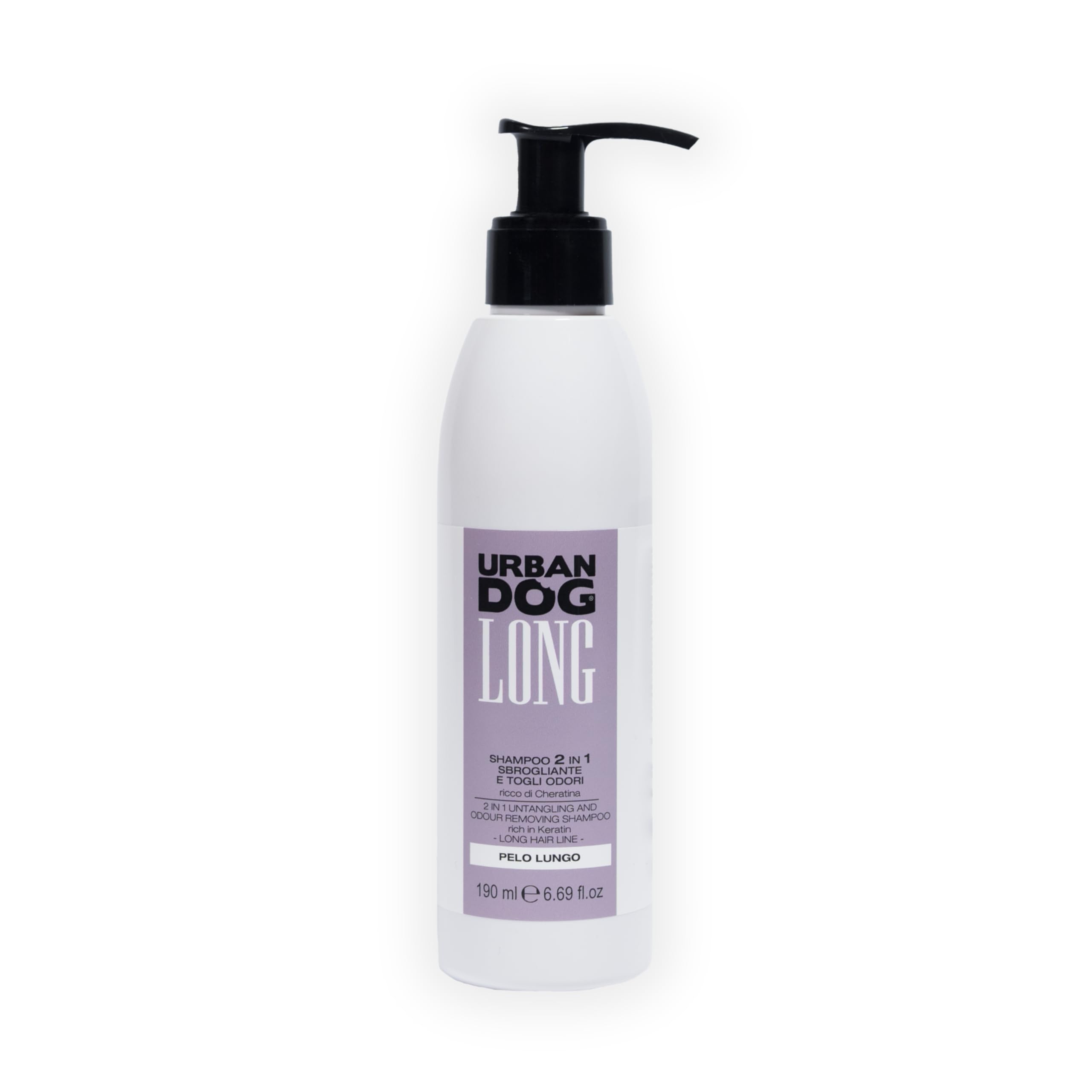2 IN 1 UNTANGLING AND ODOUR REMOVING SHAMPOO LONG, rich in Keratin, 200 ml, OMG Free and 100% Made in Italy