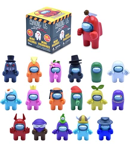 Among Us クルーメイトフィギュア 4パック Amazon.com: Among Us Collectible Figure – Blue Crewmate with Minor