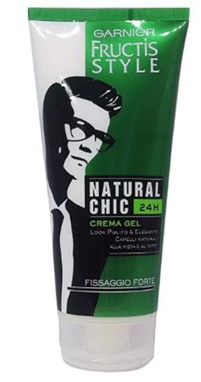 6 X Garnier Fructis Style Natural Chic Hair Gel Cream For Men