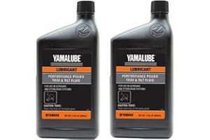 YAMAHA MOTOR Yamaha Original OEM Yamalube ACC-PWRTR-MF-32 Performance Power Trim and Tilt Fuid Yamalube OEM - 2 Quarts