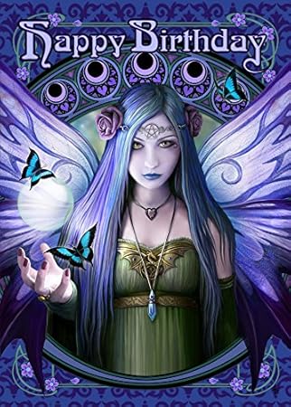 Anne Stokes Fantasy Art Nouveau Pendelleuchte Feen Mystic Aura ... Anne Stokes Fantasy Art Nouveau Pendelleuchte Feen Mystic Aura ...