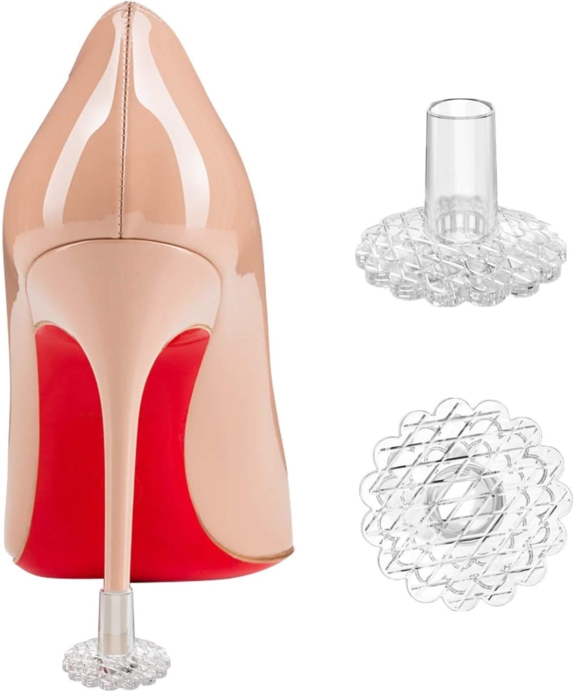 Likimar Heel Protectors for Shoes Women High Heel Stoppers for Grass-Stop Heels Sinking into Grass