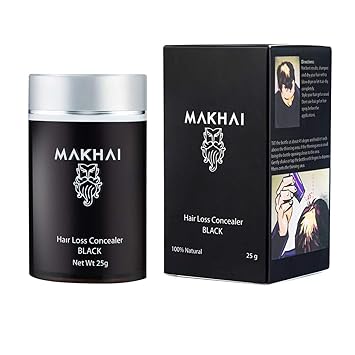 Makhai Hair Building Fibers /Hair Loss Concealer 25g (Black)