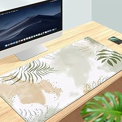 Keyboard mat Kawaii Mousepad Matcha Green Plant
